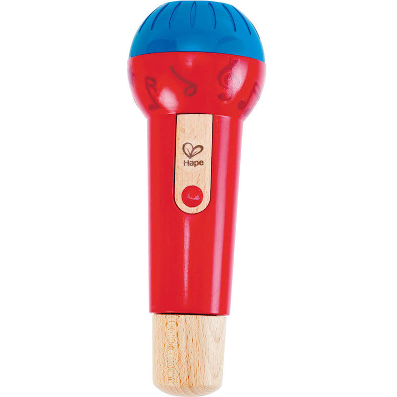 Hape High - quality Battery - free Mighty Echo Singing Microphone for 12+ Months Kids