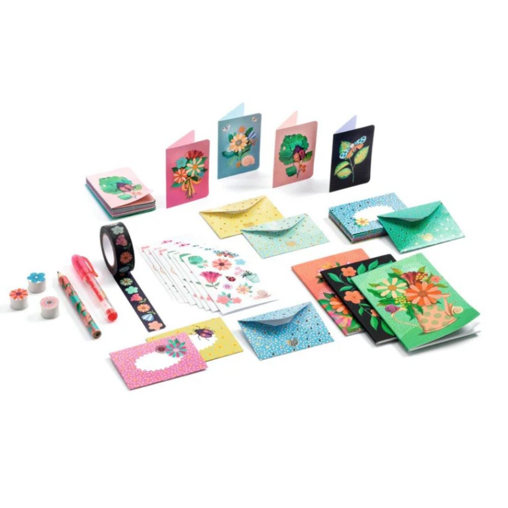 Djeco Writing Set - Elodie Mini box