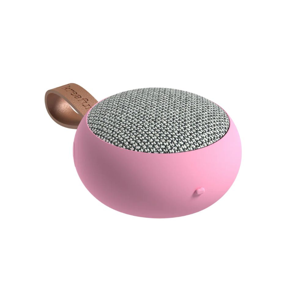 aGO 2 Bluetooth Fabric Speaker - Vibrant Fresh Pink for Home and Outdoor Use
