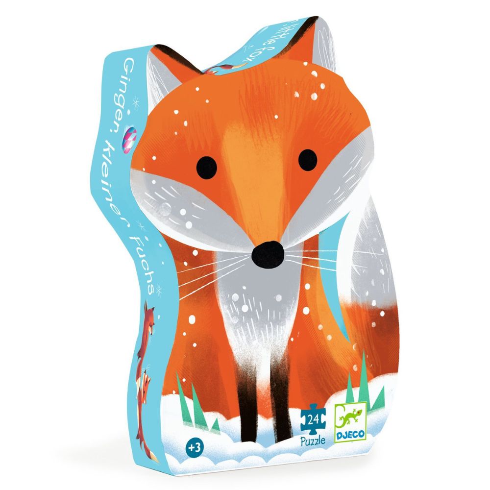 Djeco Silhouette puzzle - Ginger, little fox 24 pcs
