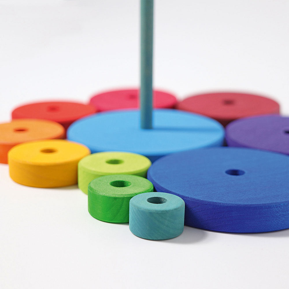 Grimms Large Conical Tower - A Stacking and Building Toy for Kids
