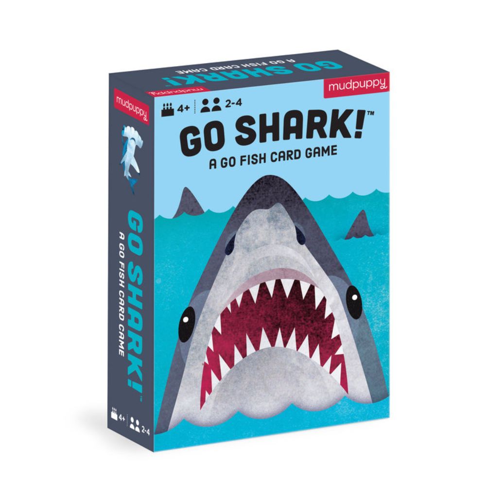 Mudpuppy's Go Shark! - A Colorful and Portable Card Game for Family Fun
