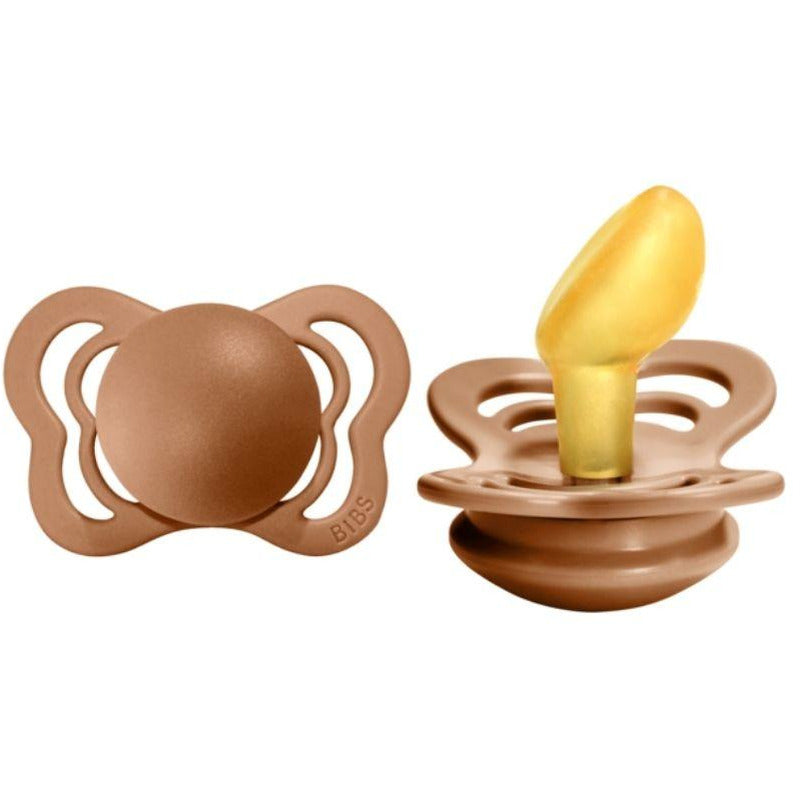 BIBS COUTURE Latex Pacifier Set of 2 with Anatomical Nipple