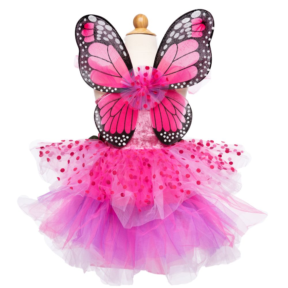 Deluxe Fairy Blooms Dress with Detachable Wings, Size 5 - 6