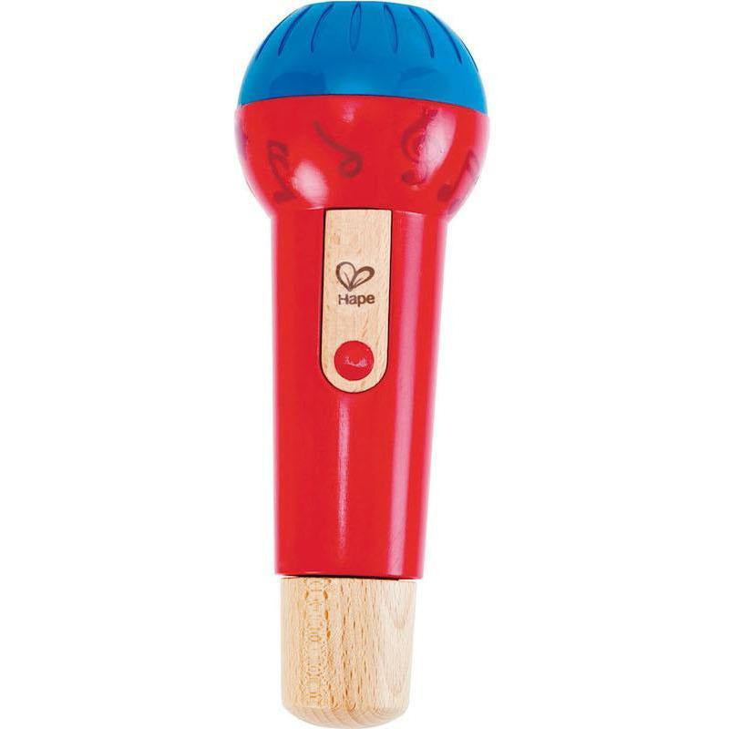 Hape High - quality Battery - free Mighty Echo Singing Microphone for 12+ Months Kids