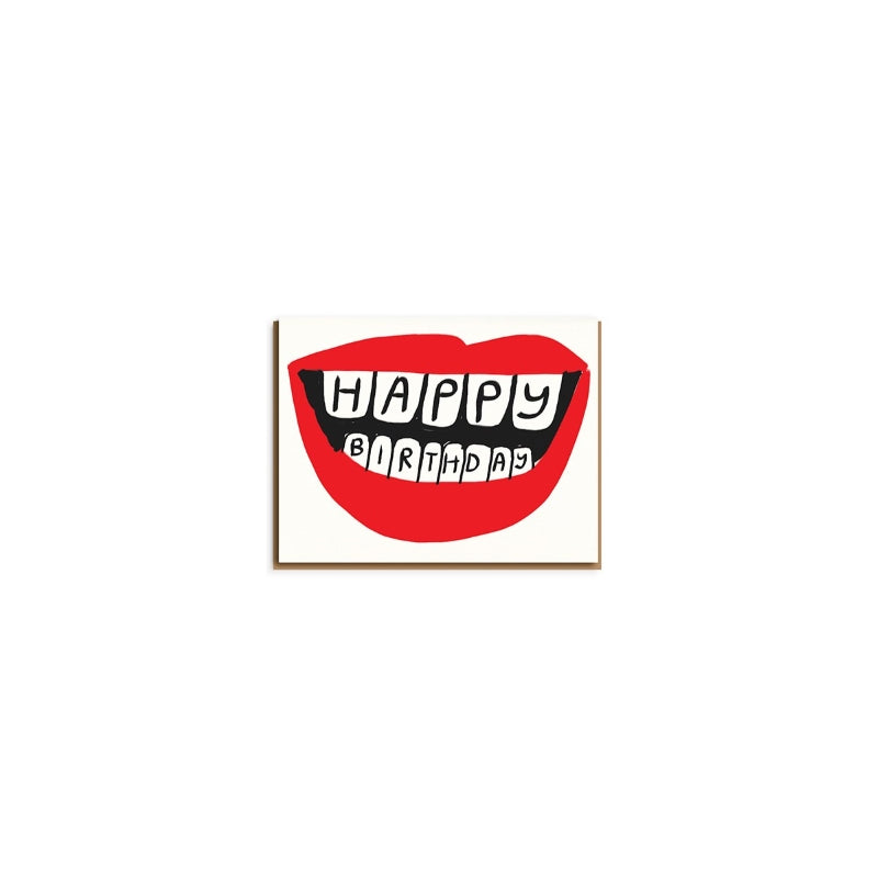 Big Mouth Happy Birthday Card