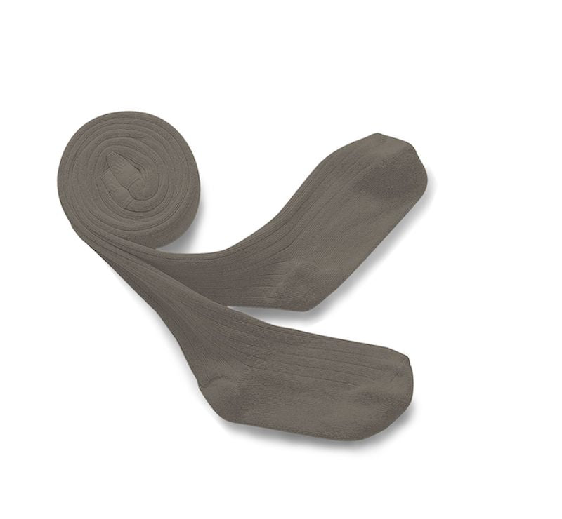 Collegien Louise Plain Ribbed Kids' Tights for Trendy and Comfortable Wear