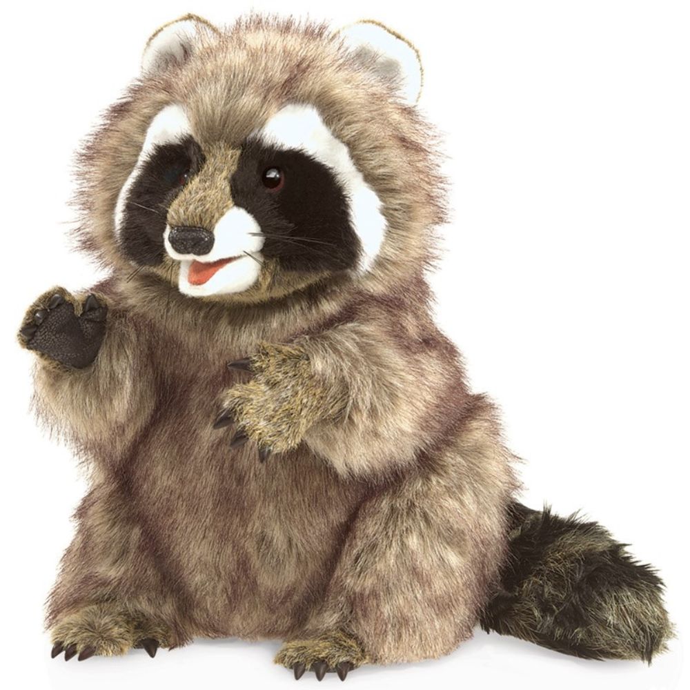 Folkmanis Hand Puppet - Adorable Raccoon for Interactive Fun