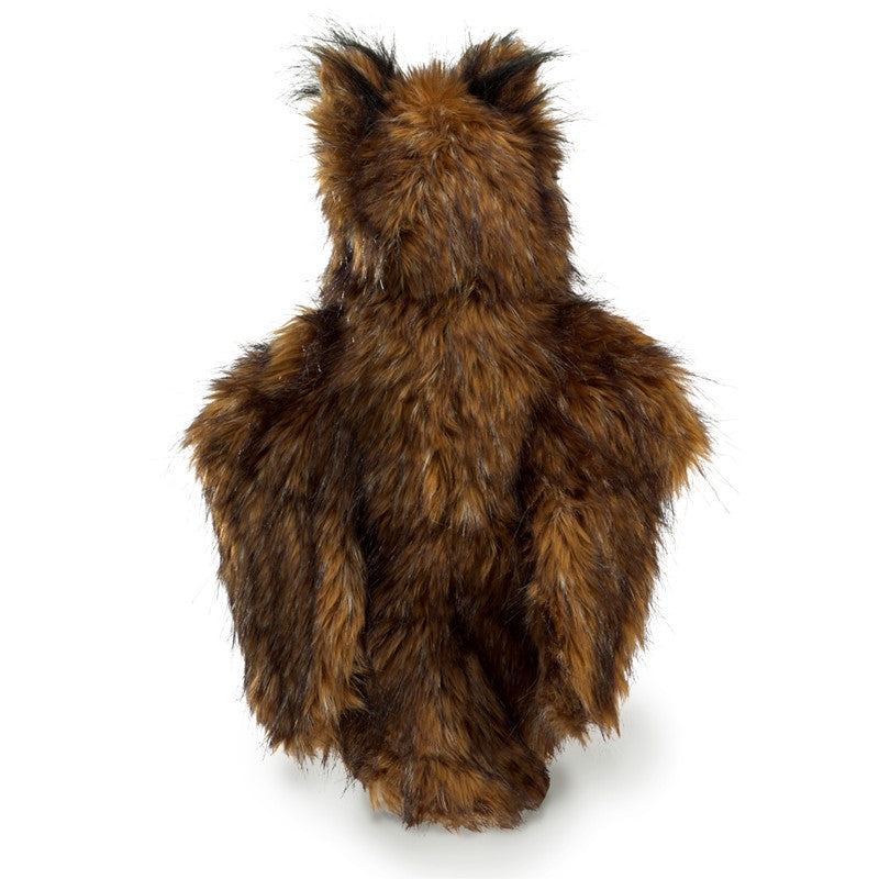 High - Quality Hand Puppet of the Majestic Great Horned Owl