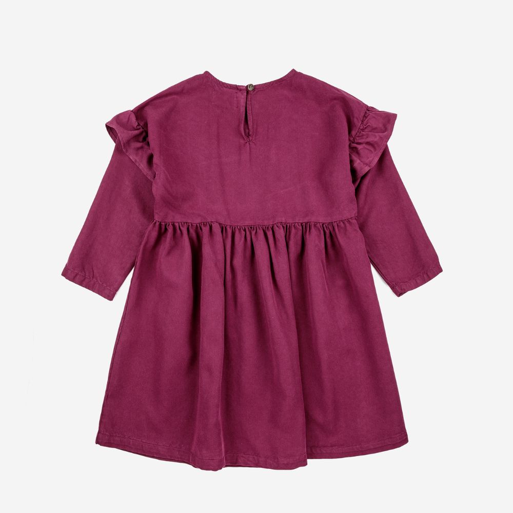 Bobo Choses Dress with Geometric Shapes and Ruffles