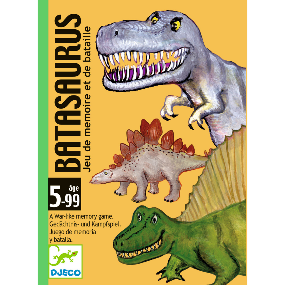 Djeco Prehistoric Strategy Card Game - Batasaurus for Memory Enthusiasts