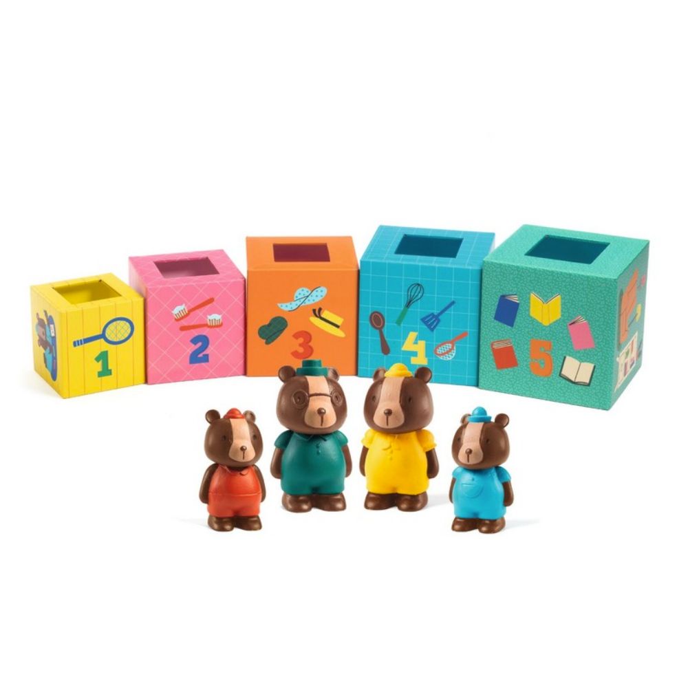 Djeco Durable Cardboard Baby Topanihouse for 18+ Months