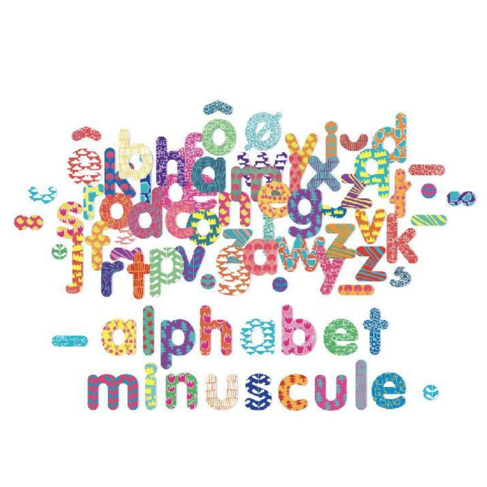 Vilac Lowercase Wooden Alphabet Magnets for Creative Learning