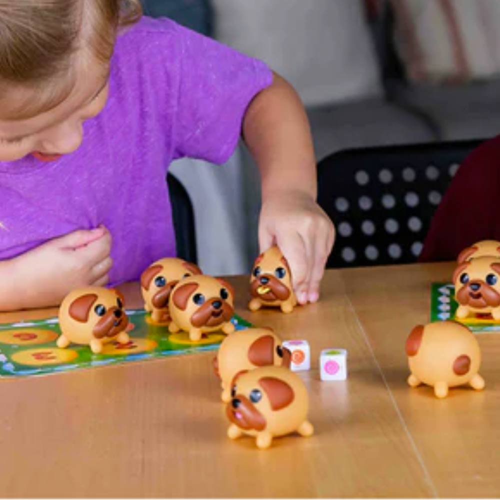 Tongues Out: A Charming Pug - Themed Lollipop - Matching Board Game