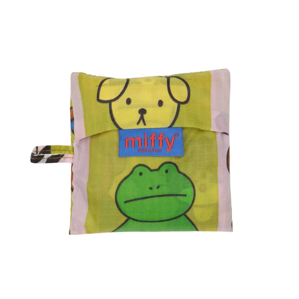 BAGGU Reusable Mini Shopping Bag Featuring Miffy and Friends
