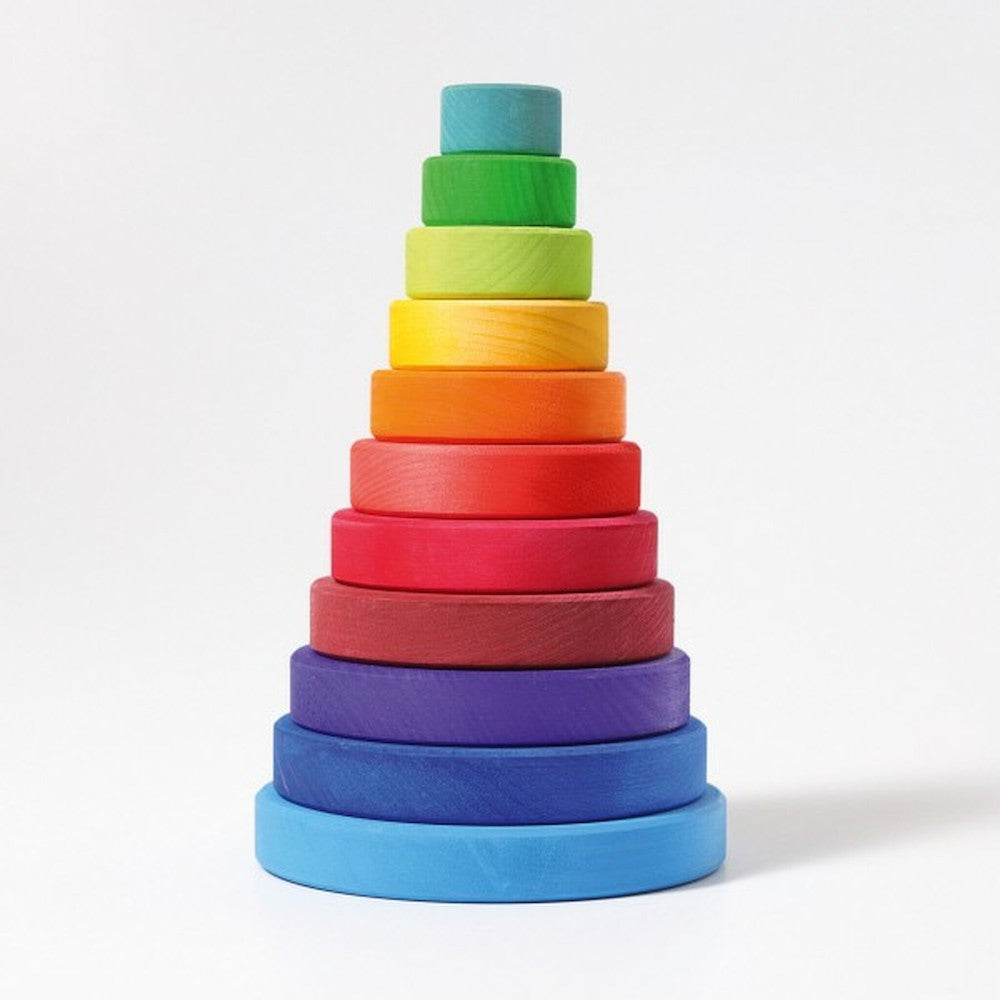 Grimms Large Conical Tower - A Stacking and Building Toy for Kids