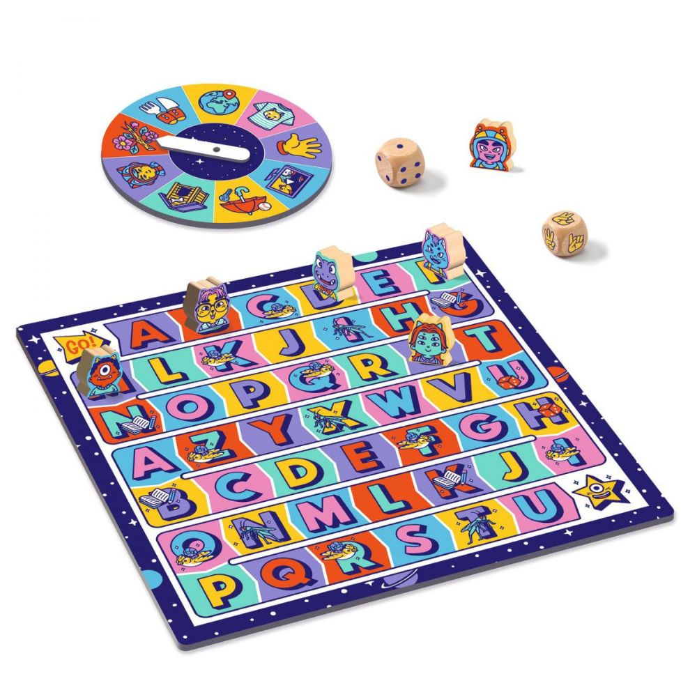 Djeco's Exciting ABC Rapido Vocabulary Game