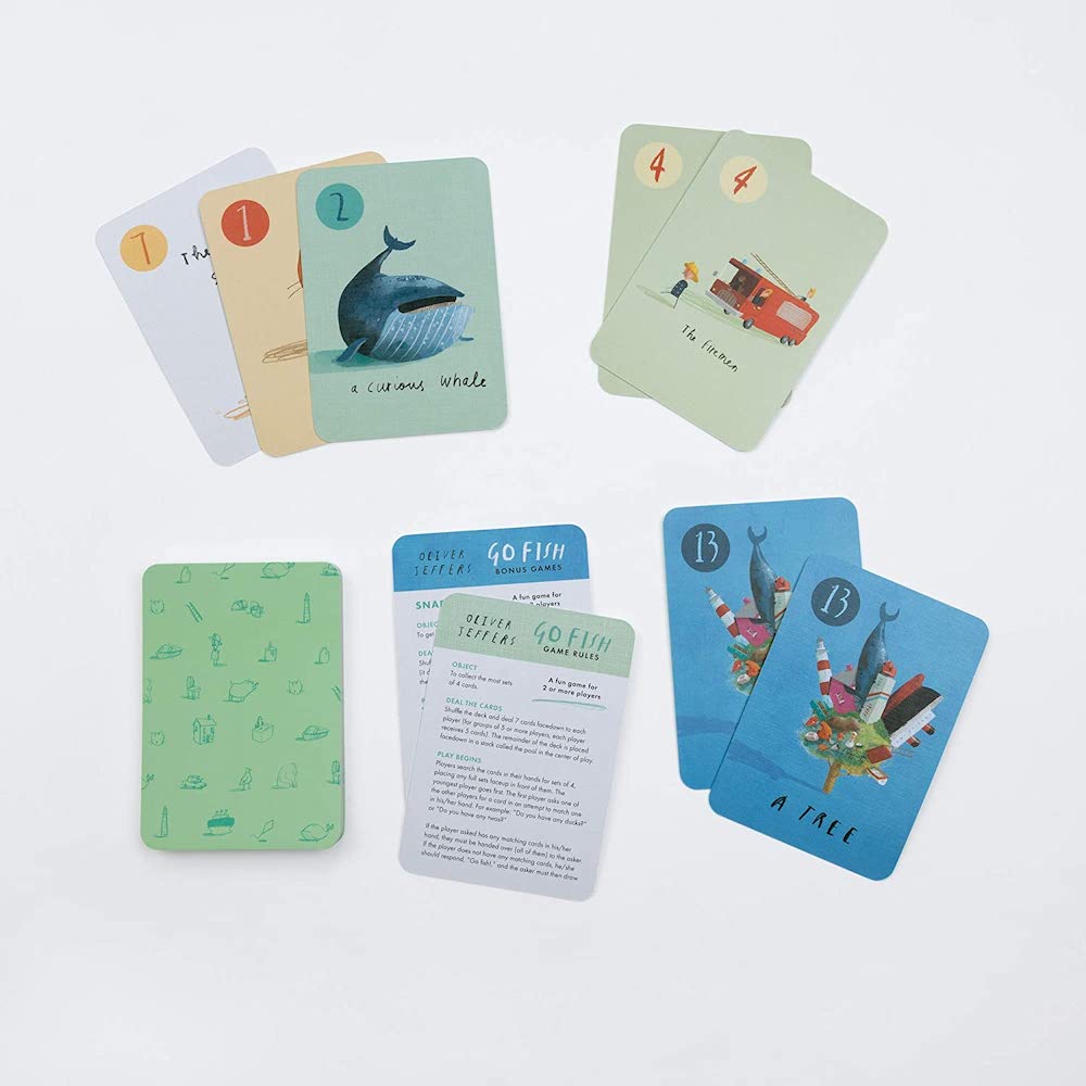 Adorable 3-in-1 Go Fish Card Deck for Family Fun
