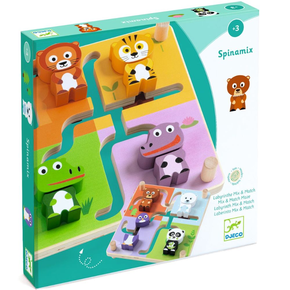 Djeco Wooden Games - Spinamix