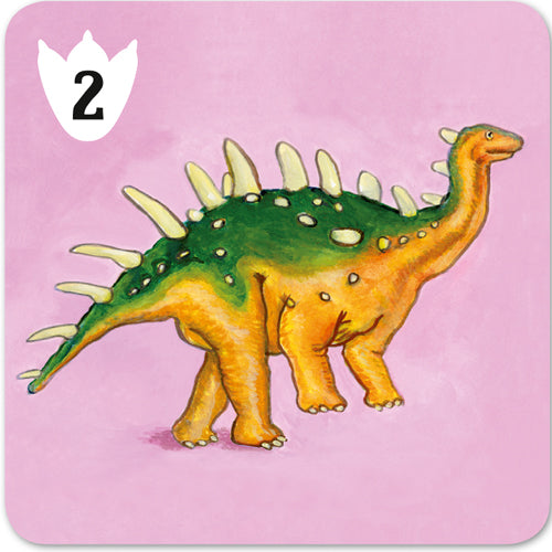 Djeco Prehistoric Strategy Card Game - Batasaurus for Memory Enthusiasts