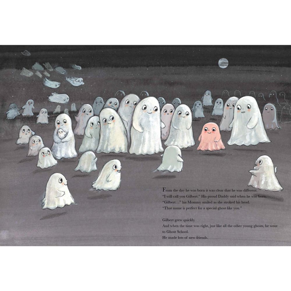 Gilbert the Ghost Board Book for Children by Award - winning Author Guido Van Genechten