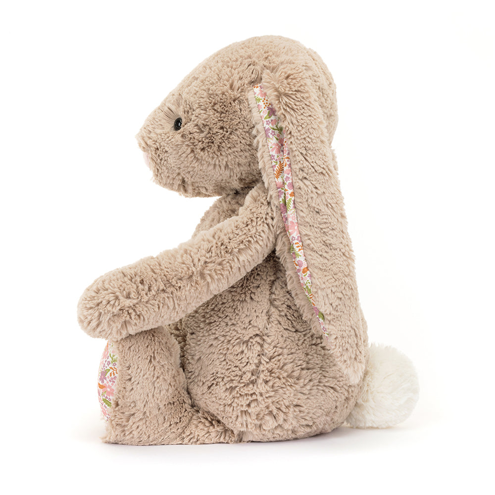 Big Bashful Blossom Beige Bunny Toy Named 'Petal'
