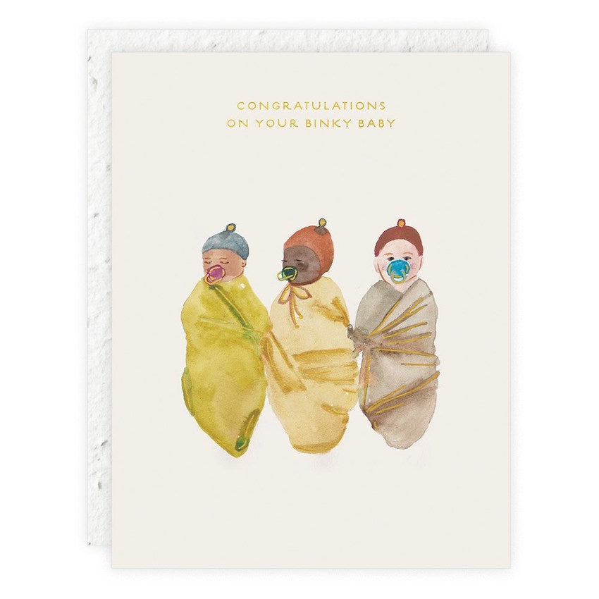 Plantable Binky Baby Card by Legacy Publishing
