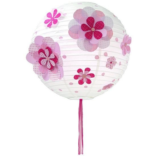 Djeco Decorative Lantern with Dots and Flower Patterns