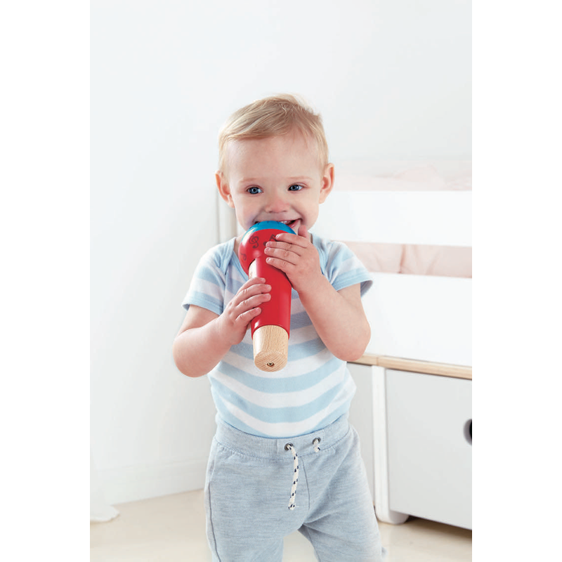 Hape High - quality Battery - free Mighty Echo Singing Microphone for 12+ Months Kids