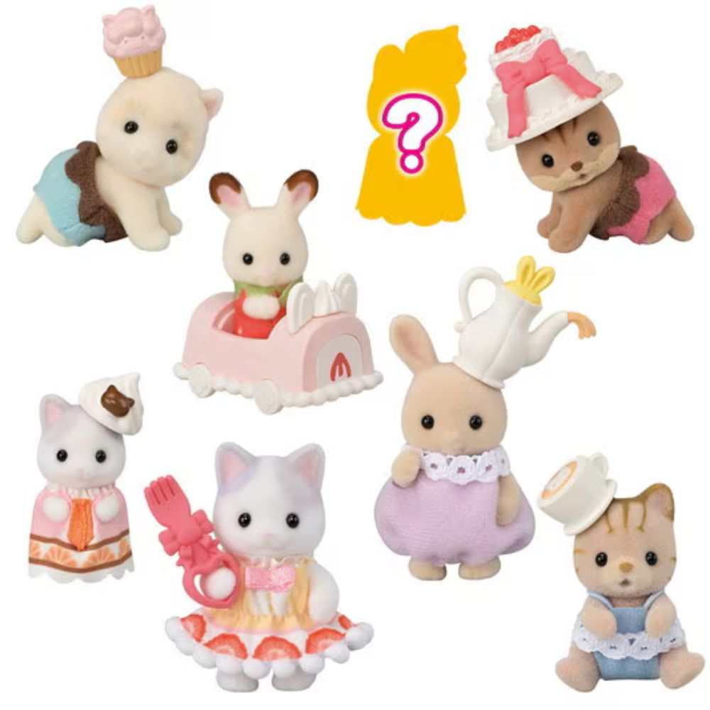 Collectible Calico Critters Baby Figures - Baking Baby Party Series for Endless Fun