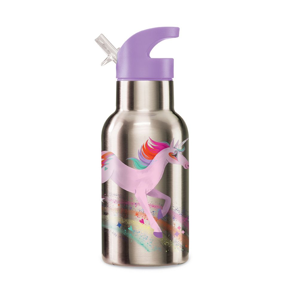 Crocodile Creek Unicorn Galaxy Stainless Steel Kids' Drinking Bottle