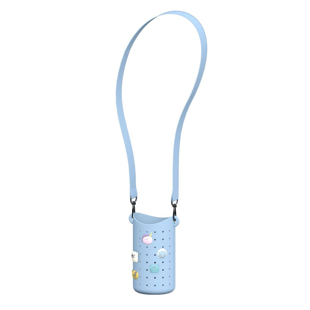 Blue Bestie Silicone Pouch with Exchangeable Charms