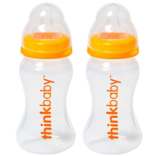 Think Baby 9-Ounce Twin Pack of Baby Bottles