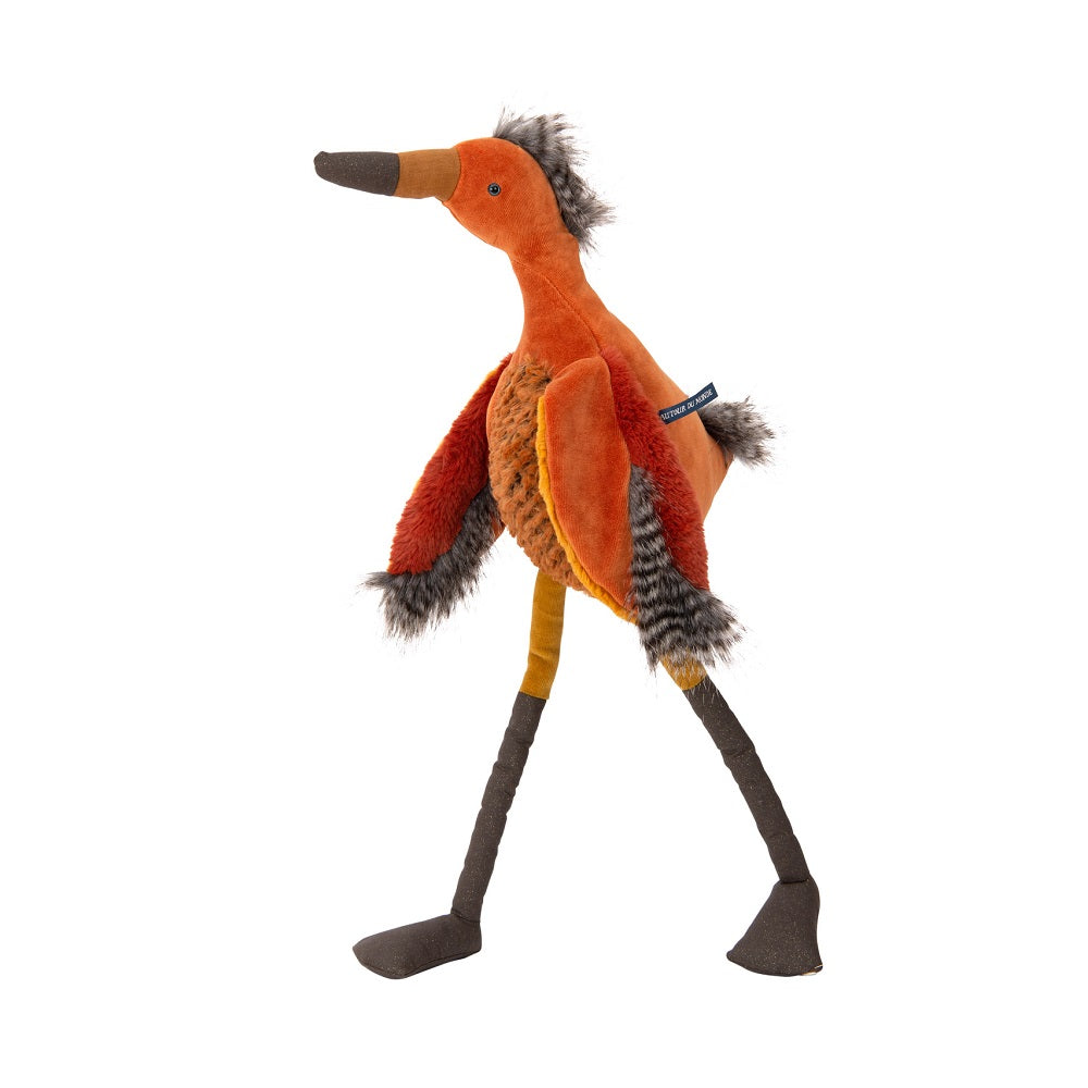 Moulin Roty World - Themed Soft Toy Collection: Heron Plush Toy with Stunning Design