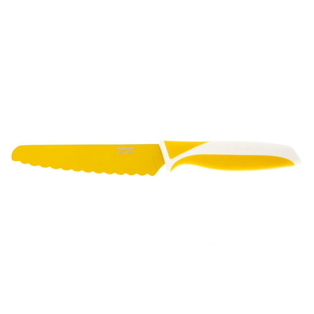 Child - Safe Orange Mustard - Colored Cooking Knife for Kids