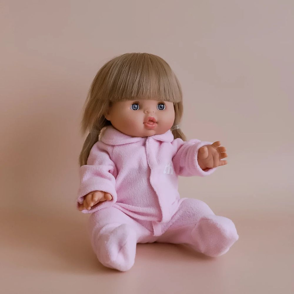Light Pink Tiny Harlow Footed Sleeper for 34cm Gordis Dolls