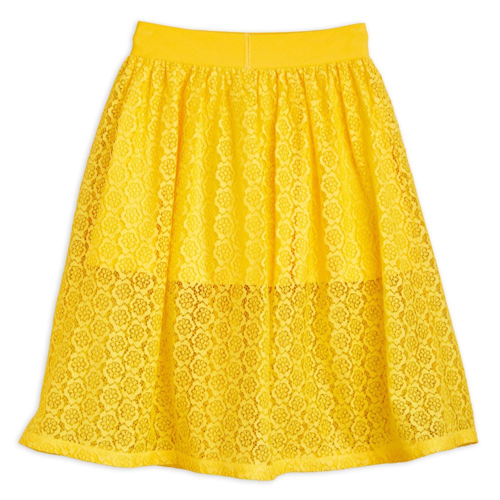 Mini Rodini Children's Embroidered Lace Sailor Heart Motif Skirt