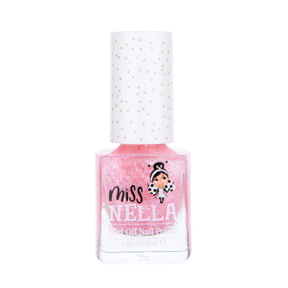 Miss Nella Peel Off Nail Polish - Itsy Glitzy Hippo