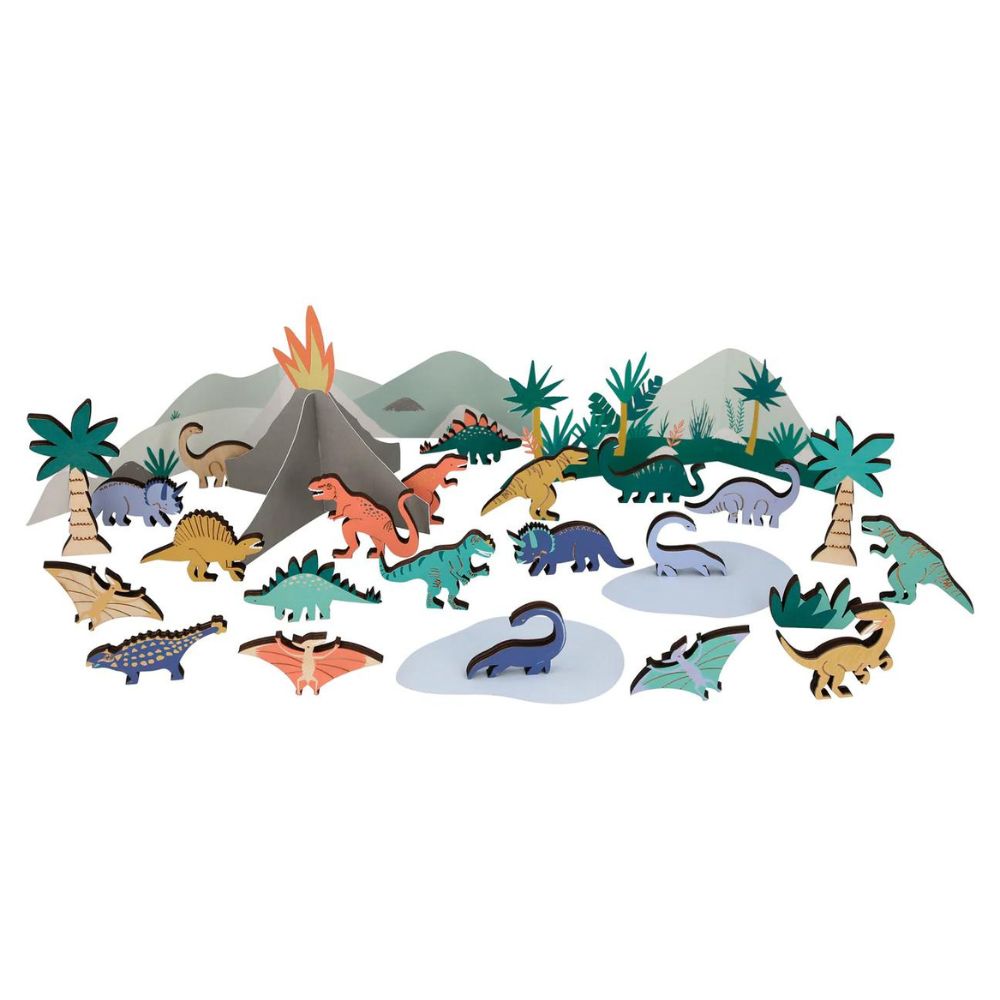 Meri Meri Colorful Dinosaur-themed Advent Calendar for Holiday Fun
