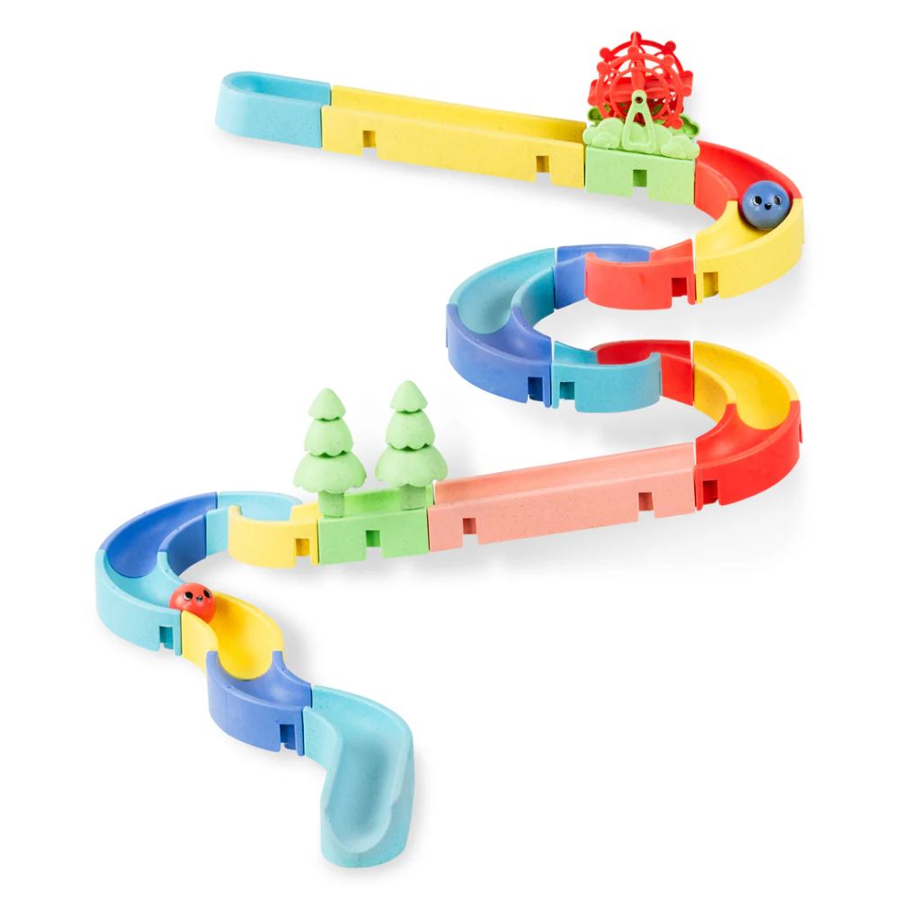 Interactive 25 - Piece Marble Waterslide Bath Toy for Early Learners