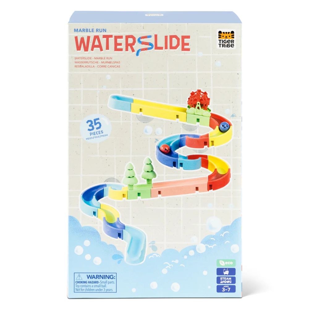 Interactive 25 - Piece Marble Waterslide Bath Toy for Early Learners