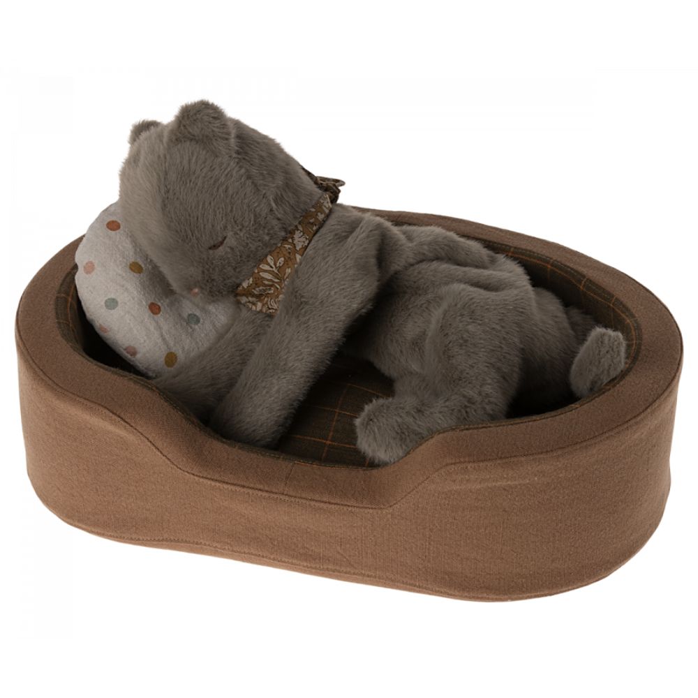 Maileg Earth Grey Plush Kitten - A Delightful Stuffed Animal Toy