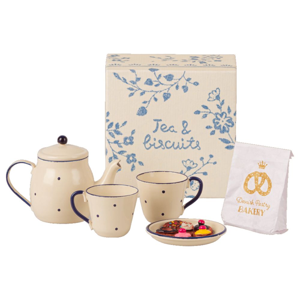 Exquisite Maileg Tea and Biscuits Set for a Two - Person Tea Party